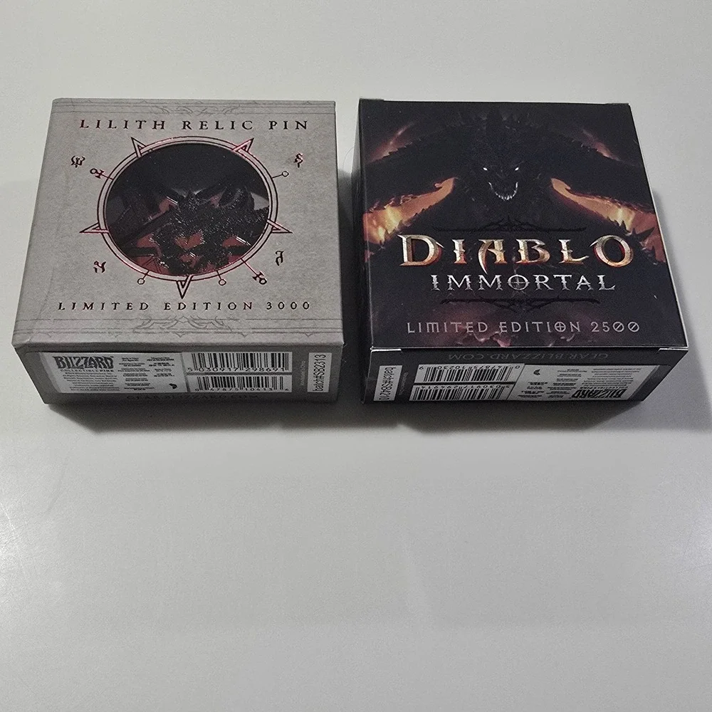 Diablo Immortal Lilith Relic Collector Pin Limited Edition‎ 2500 3000 Blizzard